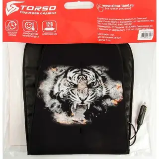 Подогрев сидений TORSO "Тигр", без регулятора, хлопок