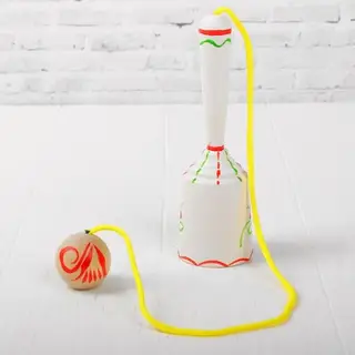 Игра «Поймай мяч», с ручкой, МИКС