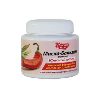 Маска-бальзам для укрепления и роста волос «Русское поле» красный перец, усиленная формула, 280 мл