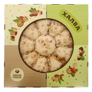 Халва Sunduk Funduk кунжутная с арахисом, 5 кг