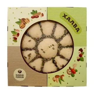 Халва Sunduk Funduk арахисовая с фисташкой, 5 кг