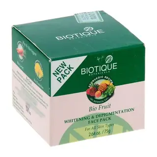 Маска для лица Biotique фруктовая, отбеливающая, для возрастной кожи