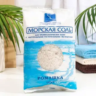 Соль морская Spa by Lara для ванн с экстрактом ромашки, 900 г