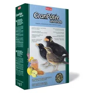 Корм комплексный Padovan GRANPÂTÉE Universelle для насекомоядных птиц, 1 кг