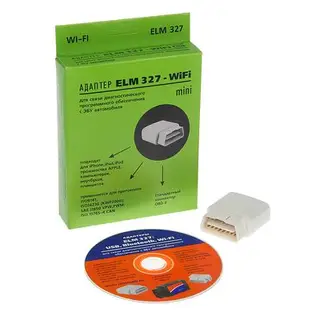 Адаптер для диагностики авто ELM 327 wi-fi, mini
