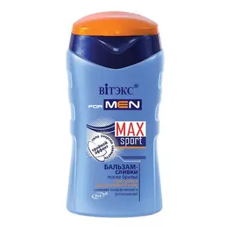Бальзам-сливки после бритья Bitэкс for men max sport, для сухой и чувствительной кожи, 150 мл