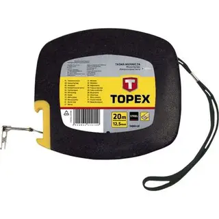 Лента измерительная TOPEX, 20 м, стальная