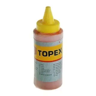 Порошок красящий TOPEX для малярных шнуров, 115 г, красный