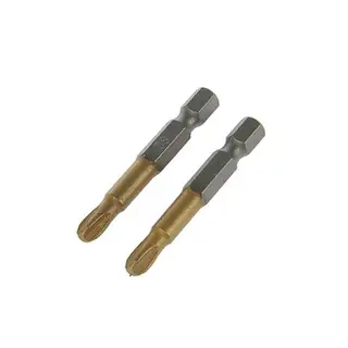 Биты ТУНДРА, намагниченные, сталь S2, 58-60 HRC, TiN, PH3 х 50 мм, 2 шт