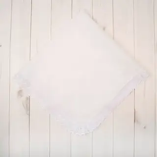 Простынка для крещения, размер 80*80 см, цвет белый 00101-03