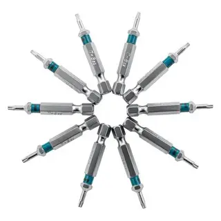 Набор бит GROSS 11467, TORX, T8х 50 мм, сталь S2, 10 шт