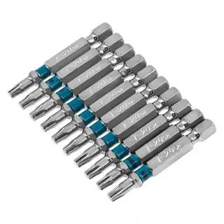 Набор бит GROSS 11470, TORX, T20 х 50 мм, сталь S2, 10 шт