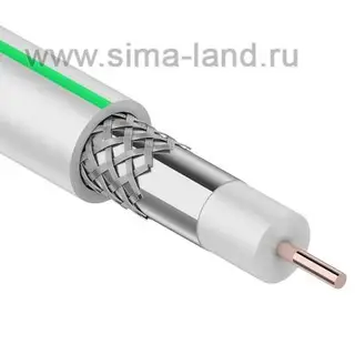 Кабель PROconnect SAT 703 B, CCS/Al/Al, 75 Ом, 100 м, белый, 01-2431-2