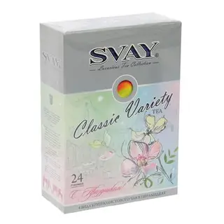 Чай чёрный SVAY Variety Spring, 24 пирамидки, подарочный