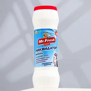 Ликвидатор запаха Mr.Fresh 2в1 для кошачьих туалетов, 500 г