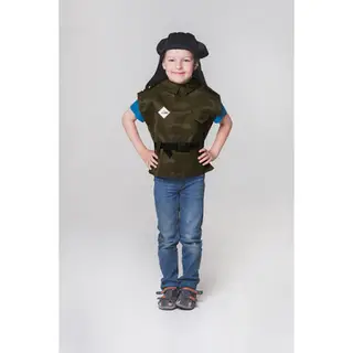 Детский карнавальный костюм "Танкист", жилет, шлем, 5-7 лет, рост 110-122 см