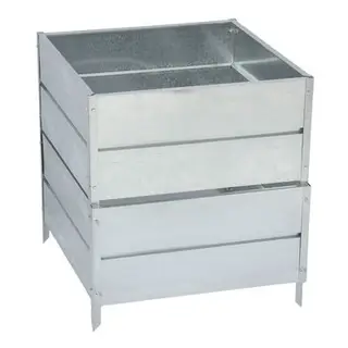 Компостер оцинкованный, 1000 л, 100 × 100 × 100 см, Greengo