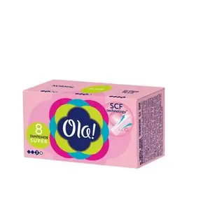 Тампоны Ola! Tampons Super, шелковистая поверхность, 8 шт