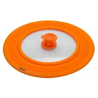 Крышка Regent inox Silicone, силиконовая, с пароотводом, мультиразмерная, d=22 см, 24 см, 26 см, 28 см