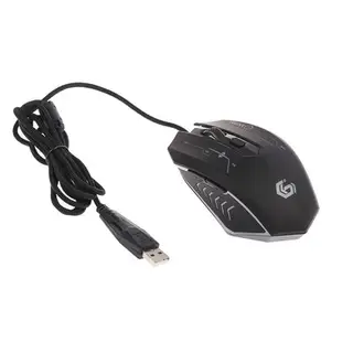 Мышь Gembird MG-510, игровая, проводная, 5 кнопок, подсветка, 3200 dpi, USB, чёрная