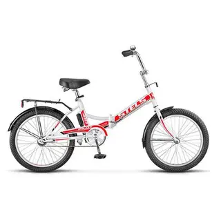 Велосипед 20" Stels Pilot-410, 2016, цвет белый/красный, размер 13,5"