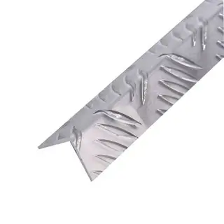 Угол алюминиевый 25*25*1,5 рифленый Квинтет 1 м
