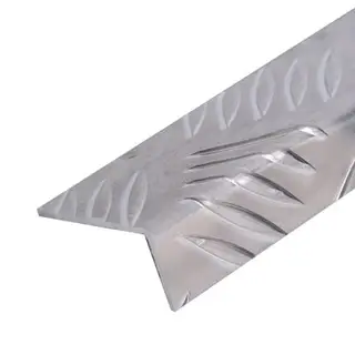Угол алюминиевый 40*20*1,5 рифленый Квинтет 1 м