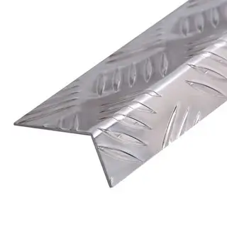 Угол алюминиевый 60*30*1,5 рифленый Квинтет 1 м