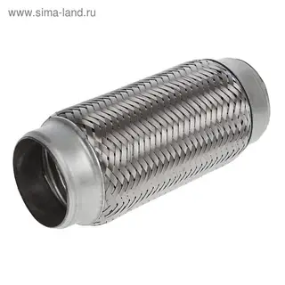 Гофра глушителя 65х200 мм, алюминизированная сталь