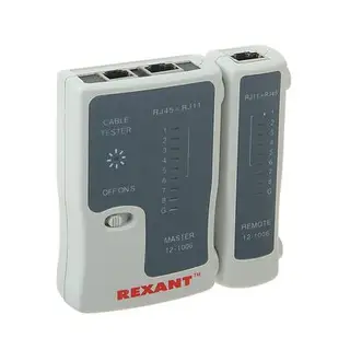 Тестер кабеля Rexant 12-1006, RJ-45 + RJ-11