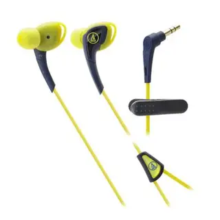 Наушники AUDIO-TECHNICA ATH-SPORT2 NY, спортивные, сине-желтые