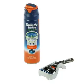 Подарочный набор Gillette Fusion ProGlide Flexball (Бритва+Гель для бритья, 170 мл)