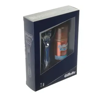 Набор Gillette Fusion (Станок со сменной кассетой+ Гель для бритья Hydrating "Увлажняющий", 75мл)