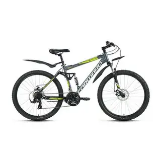Велосипед 26" Forward Terra 2.0 disc, 2016, цвет серый/чёрный, размер 16"
