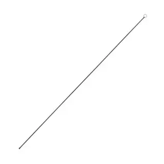 Колышек для подвязки растений, h = 200 см, d = 1 см, набор 10 шт., зеленый