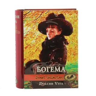 Чай цейлонский с раст.добавками клубника, малина, черн.смородина, шкатулка подарочная "БОГЕМА" 100гр