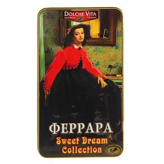 Чай черный цейлонский DV "Феррара" 175 гр и чай с раст.добавками 100 гр шкатулка х 12