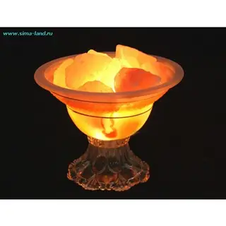 лампа солевая чаша 21*16 см (бокс 12 шт)