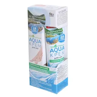 Aqua-крем для ног на термальной воде Камчатки "Глубокое питание", с маслом авокадо, 45 мл