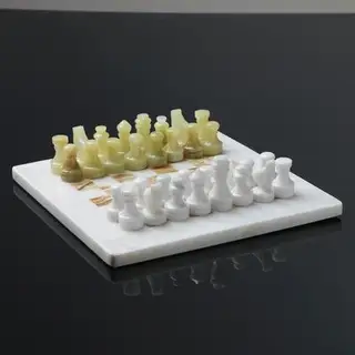 Шахматы, 23х5,5х23 см, оникс