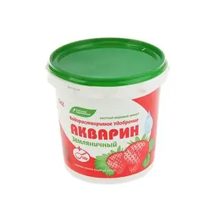 Удобрение водорастворимое минеральное "Буйские удобрения", "Акварин", земляничный, 1 кг