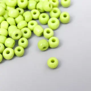 Бисер круглый 6/0 «Оливковый», 20 г