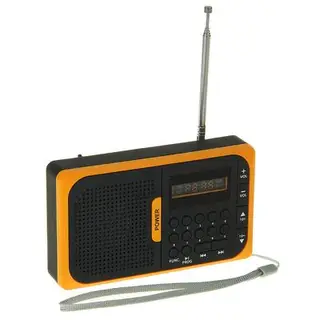 Радиоприемник Perfeo Voyager, УКВ+FM, MP3, USB, оранжевый