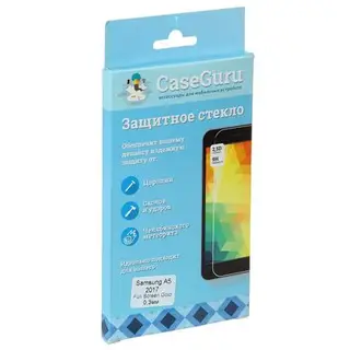 Защитное стекло CaseGuru для Samsung Galaxy A5 2017 Full Screen Gold, 0,3 мм, цвет золото