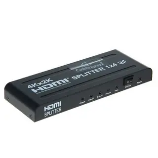 Разветвитель видео Cablexpert DSP-4PH4-02, HDMI(f)-4xHDMI(f), FullHD, 3D, v1.4, черный
