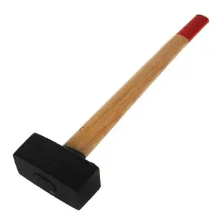 Кувалда литая Hobbi, 9 кг, деревянная рукоятка