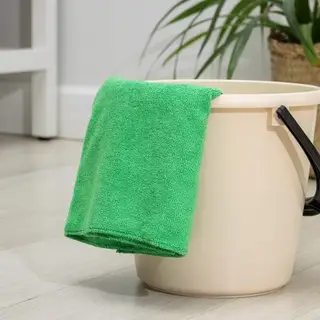 Салфетка из микрофибры, 80×70 см, 250 г/м2, цвет зелёный