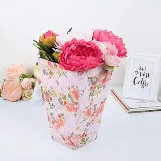 Переноска для цветов с ручками 18 х 18 х 30 см