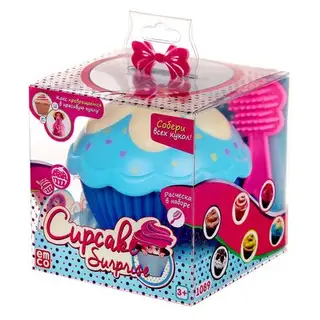 Кукла-кекс Cupcake Surprise с расчёской, МИКС