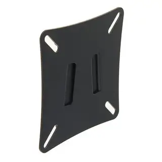 Кронштейн HOLDER LCD-F1501-B, для ТВ, фиксированный, 10"-26", 21 мм от стены, черный